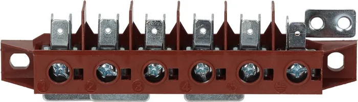 TERMINAL BLOCK 6-POLES FV122/B 40A 600V